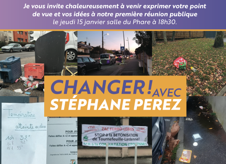 Stéphane Perez Municipale 2026 Tournefeuille